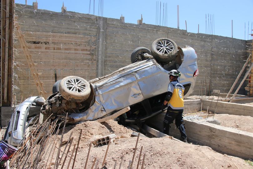 سقوط ضحايا بخروج سيارة عن مسارها في جرابلس 