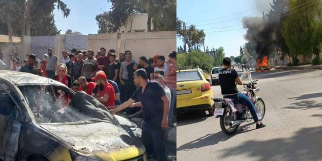 مقتل مواطن بانفجار عبوة ناسفة بمدينة درعا 