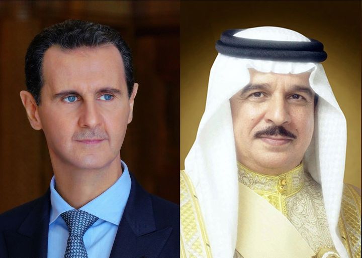 الأسد وملك البحرين يتبادلان التهنئة بعيد الاضحى 