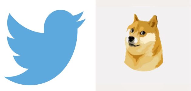 تغيير شعار تويتر من طائر أزرق إلى كلب 