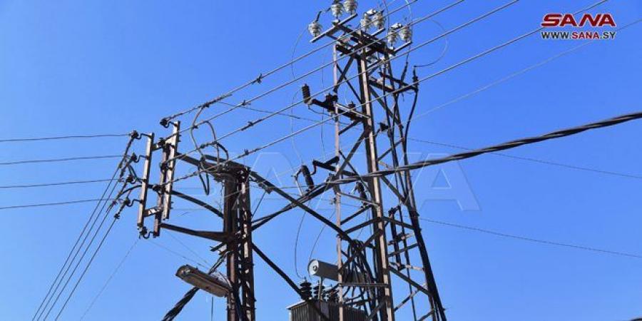 انقطاع الكهرباء في مدينة درعا بسبب خروج محطة تحويل عن الخدمة 