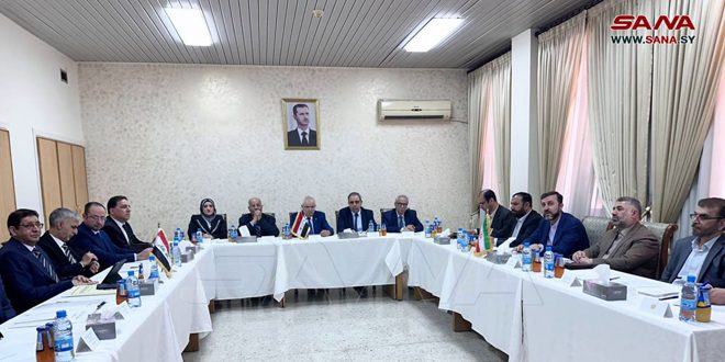 انطلاق  أعمال اللجنة القضائية السورية العراقية الإيرانية بدمشق 