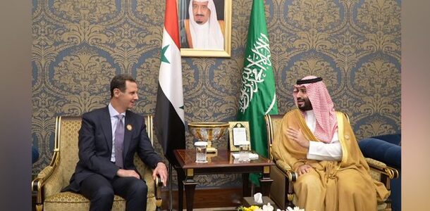 الأسد يبحث مع ولي العهد السعودي سبل تعزيز العلاقات الثنائية