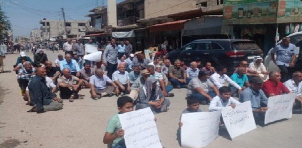 تظاهرات في الحسكة ودير الزور والرقة على تسعيرة القمح الأخيرة التي حددتها "الإدارة الذاتية"