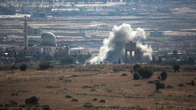 هجوم مدفعي اسرائيلي يستهدف موقعاَ بريف القنيطرة 