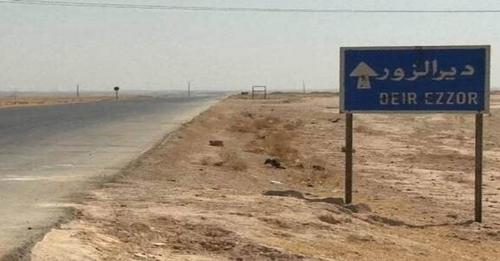 مقتل شخص واصابة اخرين باستهداف شاحنات محملة بالوقود بدير الزور