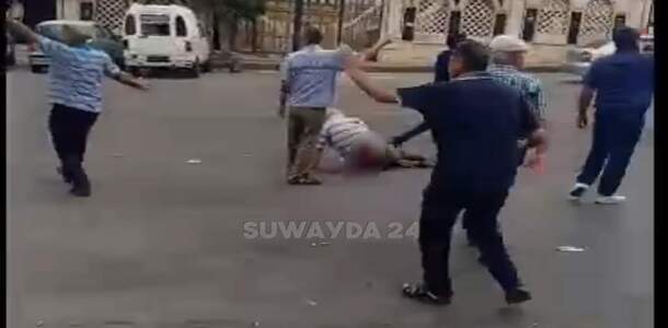 بالتزامن مع الاحتجاجات.. إصابة شخص بطلق ناري في ساحة الكرامة بالسويداء