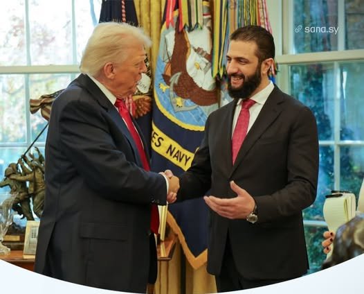 ترامب: الشرع مناصر رئيسي للسلام... وناقشت معه السلام في الشرق الأوسط