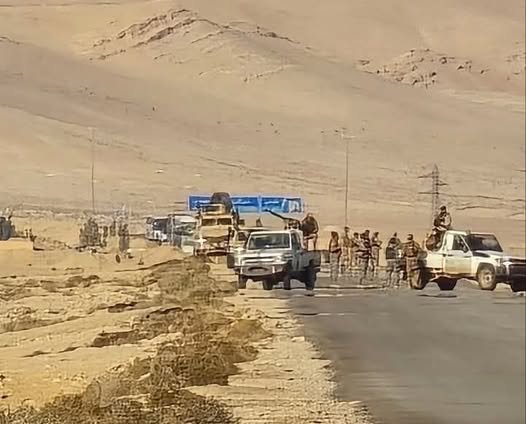 اصابة عناصر من الامن العام والقوات الامريكية باطلاق رصاص في تدمر