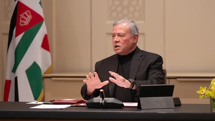 ملك الأردن يؤكد على أهمية تعزيز أمن سوريا واستقرارها