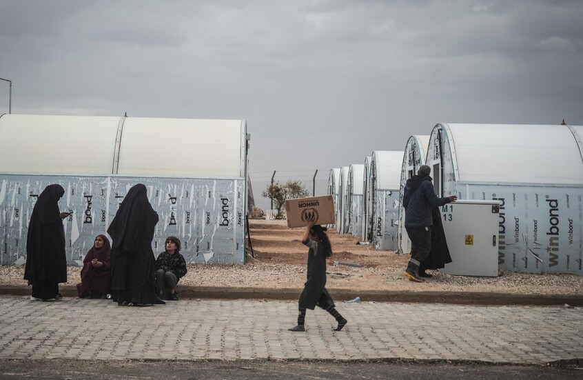 الداخلية: بدأنا بمعالجة الوضع الانساني في مخيم "الهول" بعد دخولنا اليه 