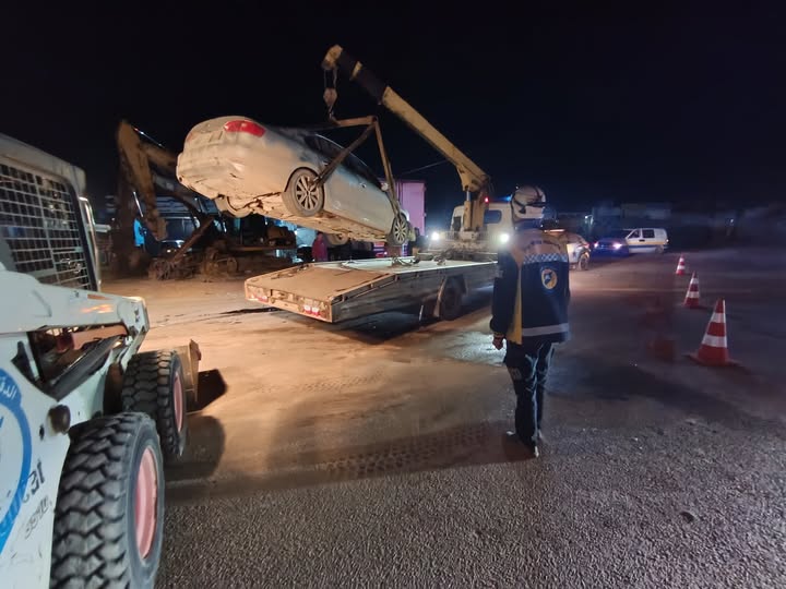 وفاة امرأة واصابة 11 بحوادث سير في عموم سوريا 