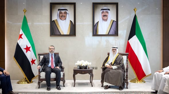 الشيباني يبحث معع نظيره الكويتي تطوير التعاون الاقتصادي والاستثماري